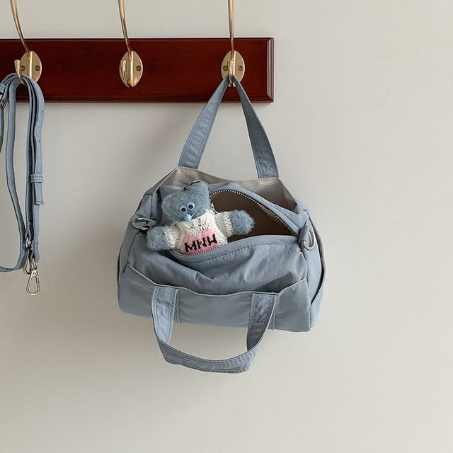 Crossbody Handle Bag Nylon Plain Top