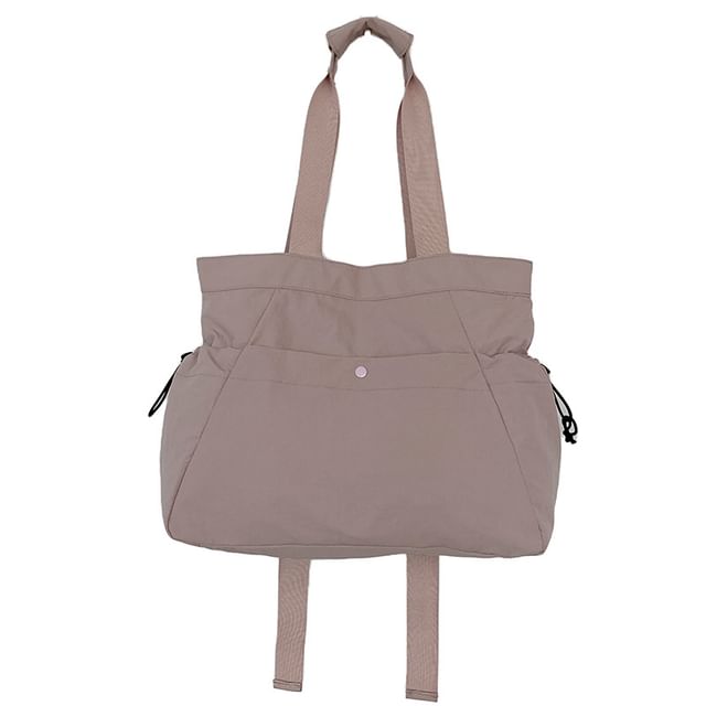 Bag Plain Tote Zip