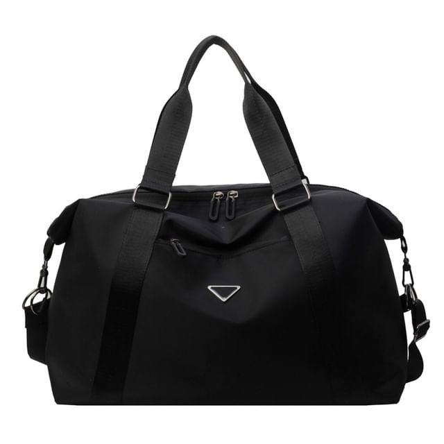 Bag Plain Travel Duffel Zip