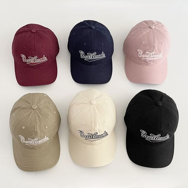 Baseball Lettering Embroidered Cap
