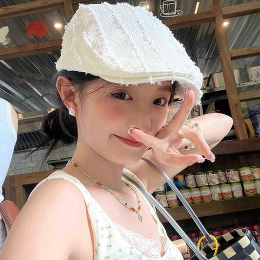 Newsboy Textured Cap