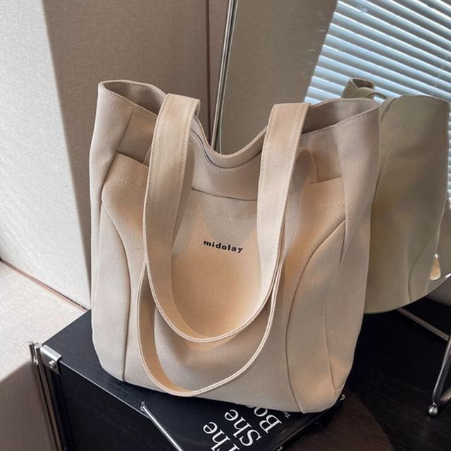 Tote Canvas Bag Lettering