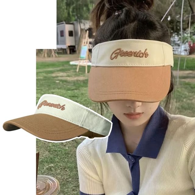 Lettering Visor Sun
