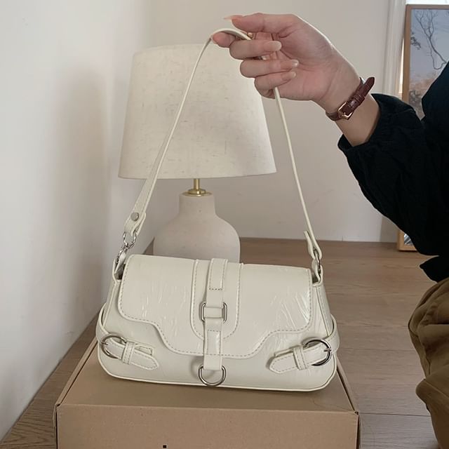 Flap Bag Shoulder Buckled