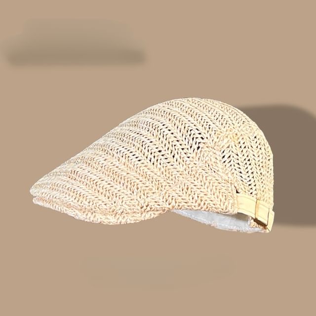 Newsboy Straw Cap