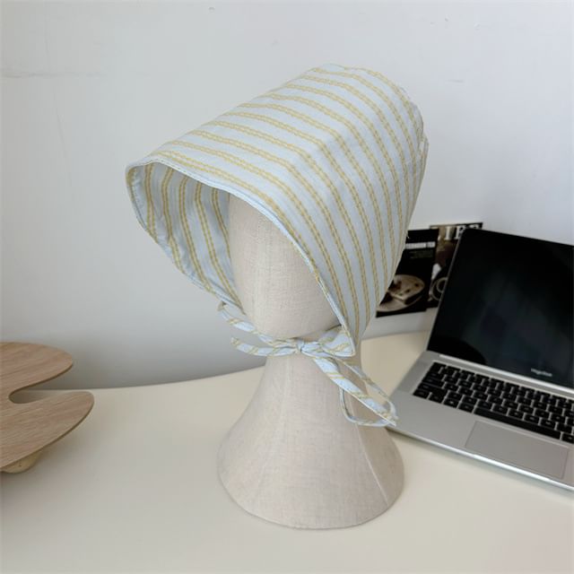 Striped Hat Bonnet