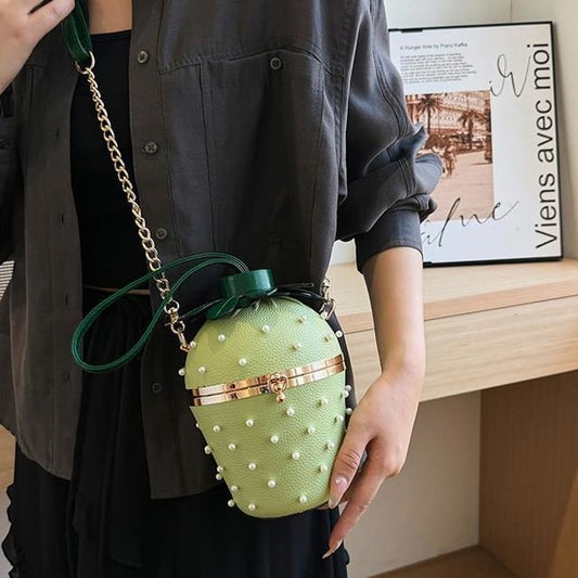 Strawberry Bag Strap Bucket Chain