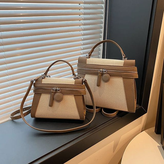 Crossbody Top Handle Tone Two Bag