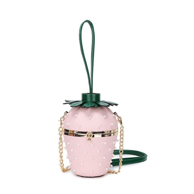 Strawberry Bag Strap Bucket Chain