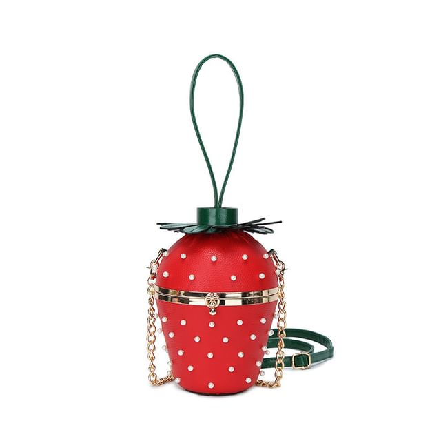 Strawberry Bag Strap Bucket Chain