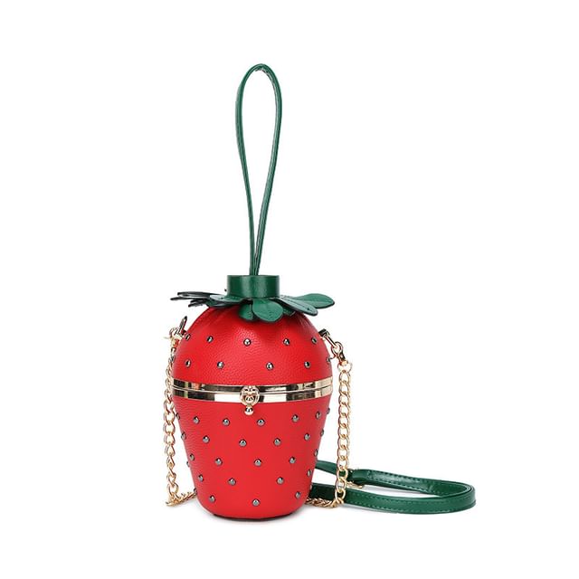 Strawberry Bag Strap Bucket Chain