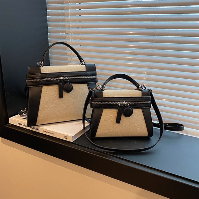 Crossbody Top Handle Tone Two Bag