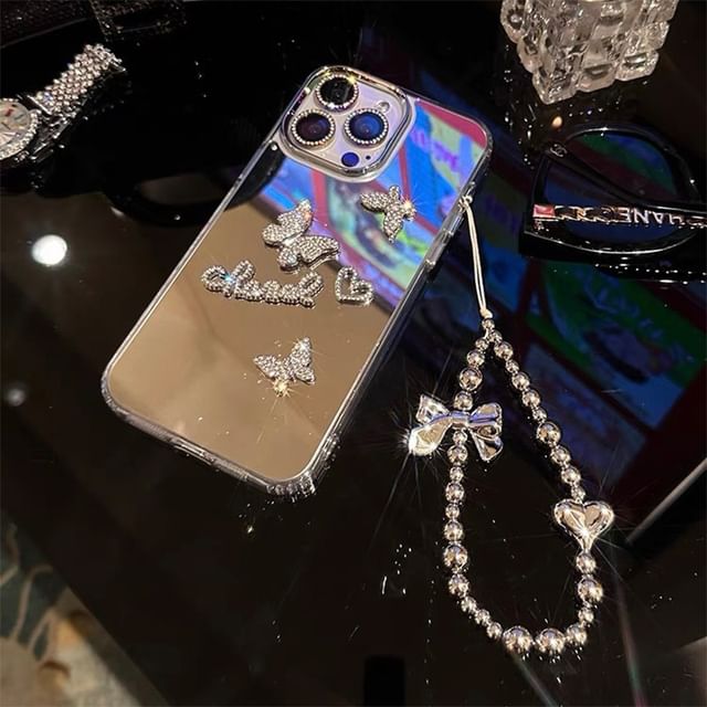 Strap Case Butterfly / Set Mirrored Phone