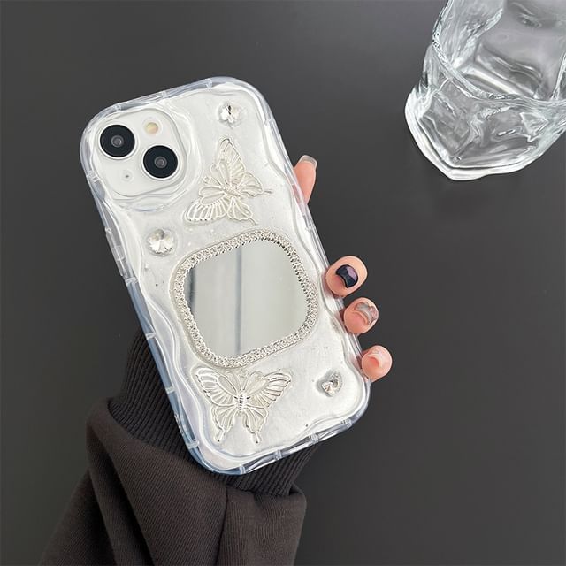 Mirrored Bow Floral Phone / Case