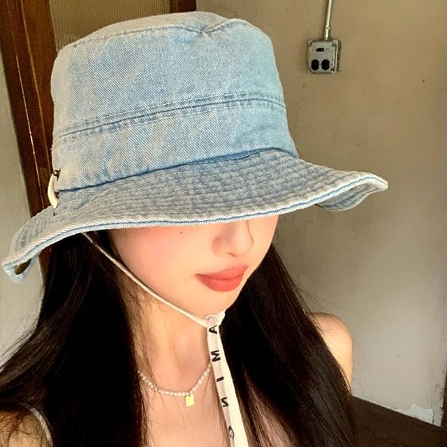 Denim Bucket Hat