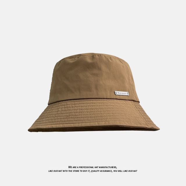 Metal Bucket Plate Hat