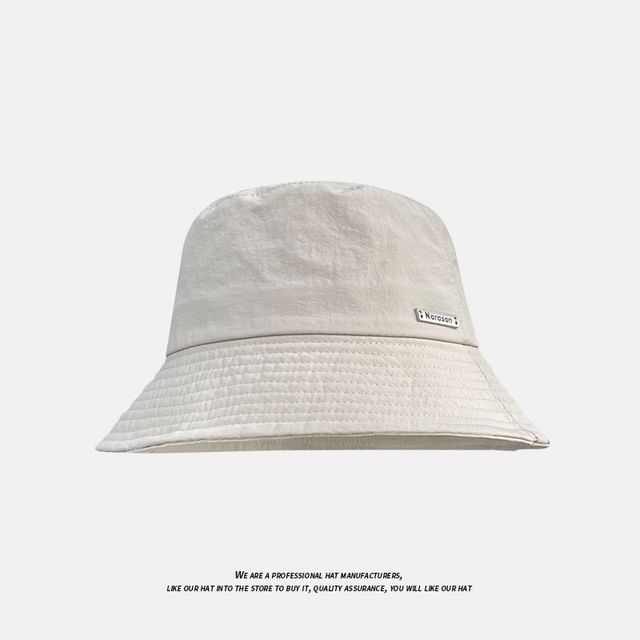Metal Bucket Plate Hat