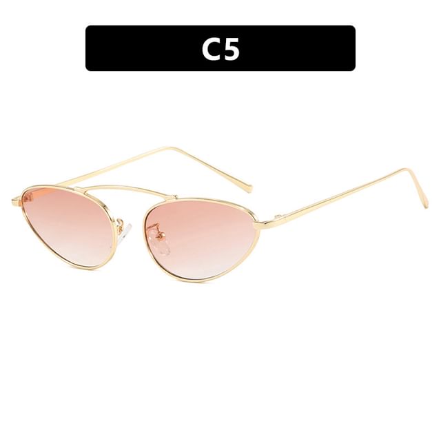 Metal Frame Sunglasses Cat Eye