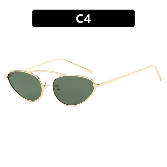 Metal Frame Sunglasses Cat Eye