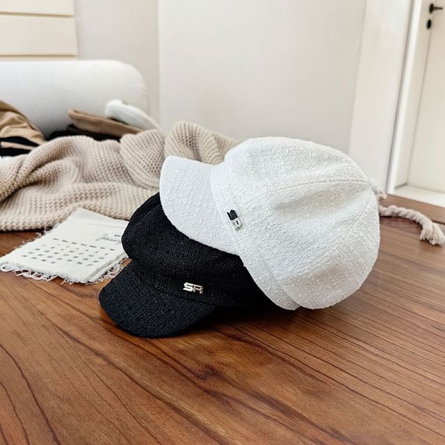 Metal Cap Newsboy Lettering