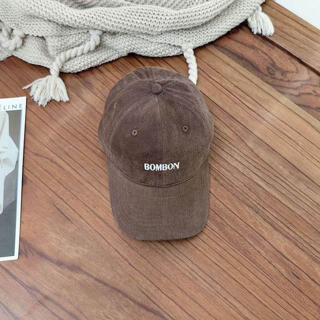 Baseball Lettering Cap Embroidered