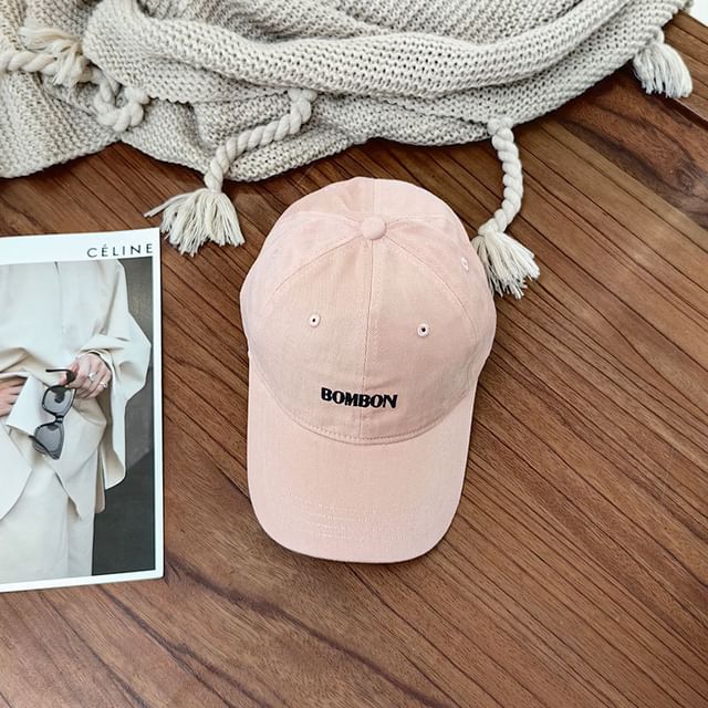 Baseball Lettering Cap Embroidered