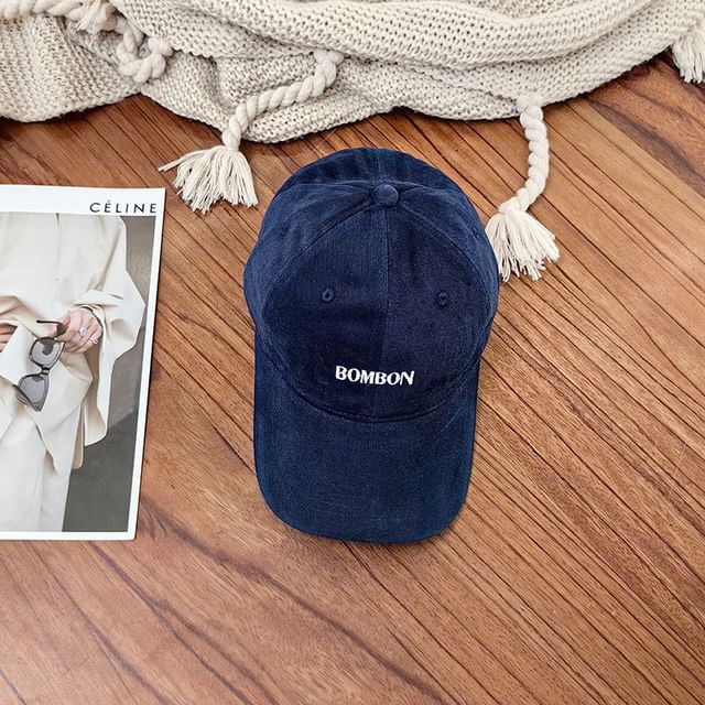 Baseball Lettering Cap Embroidered