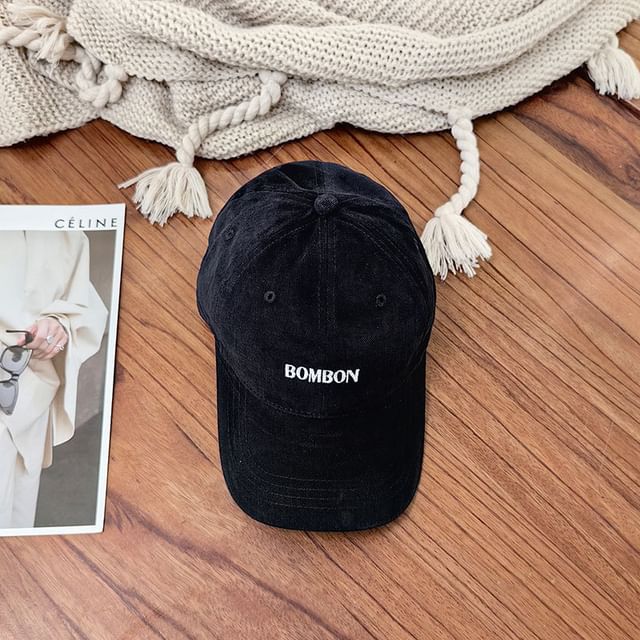 Baseball Lettering Cap Embroidered