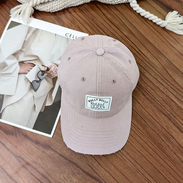 Cap Baseball Lettering Applique