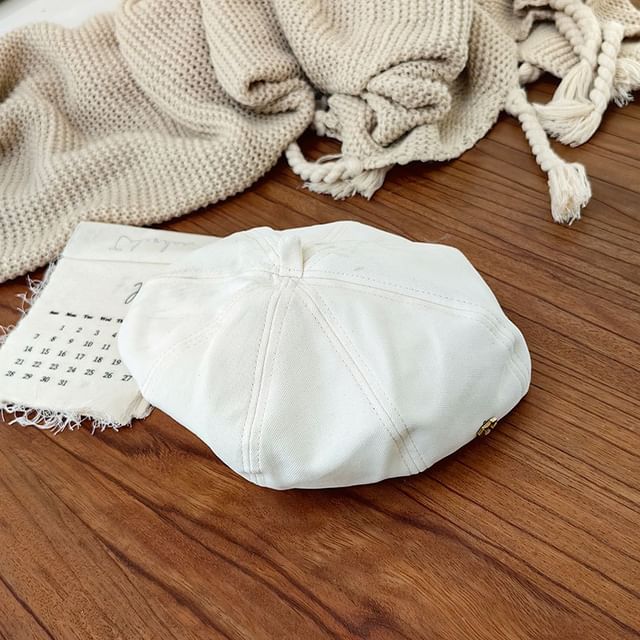 Beret Metal Hat Lettering