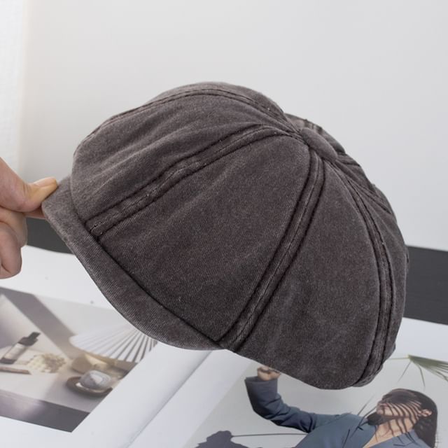 Newsboy Washed Cap Vintage Cotton
