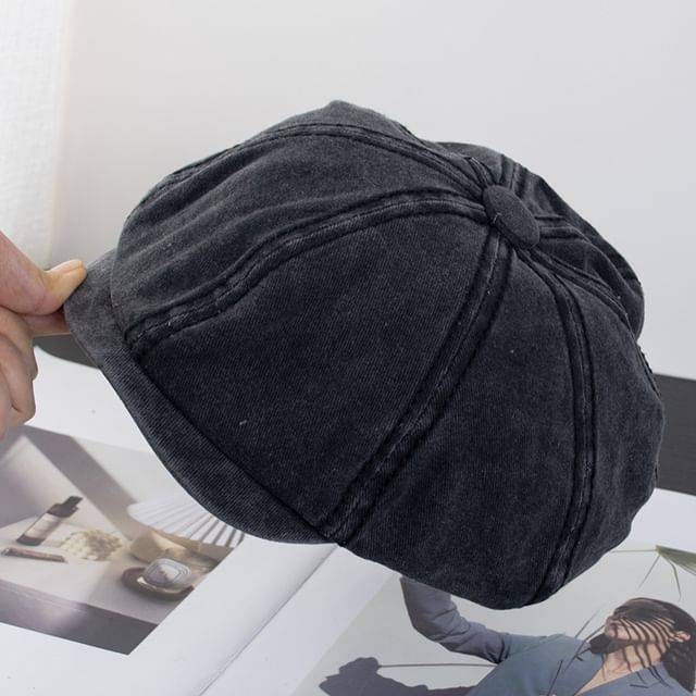 Newsboy Washed Cap Vintage Cotton
