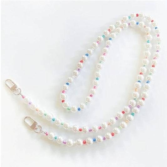 Faux Pearl Lanyard Phone