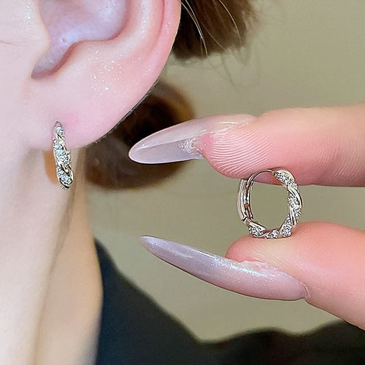 Huggie Rhinestone Earring