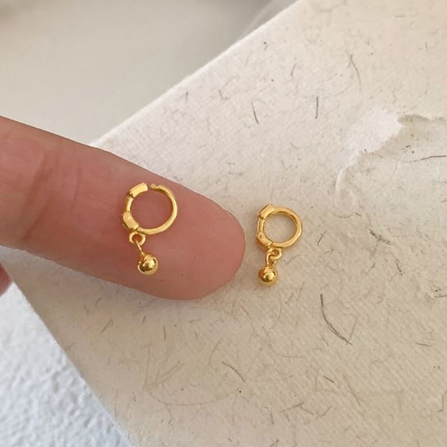 Metallic Hoop Earring