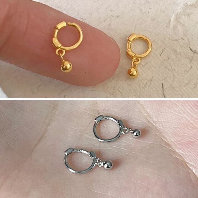 Metallic Hoop Earring