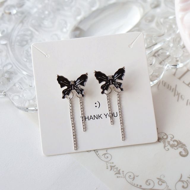 Butterfly Clip On Drop / Earring Enamel
