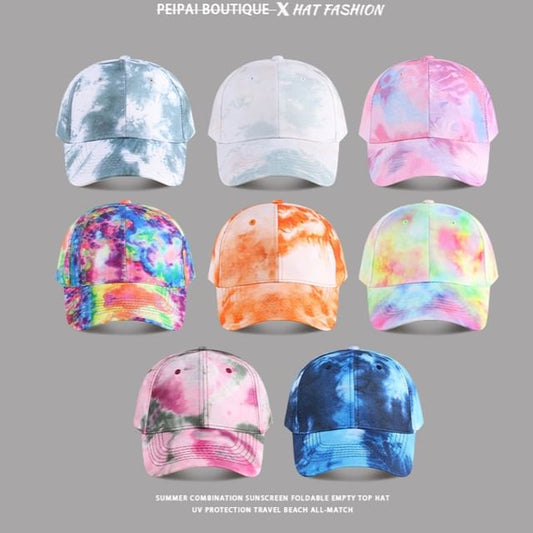 Baseball Cap Tie Dye