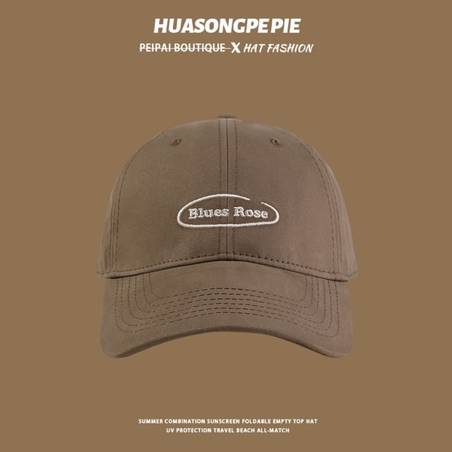 Embroidered Letter Baseball Cap