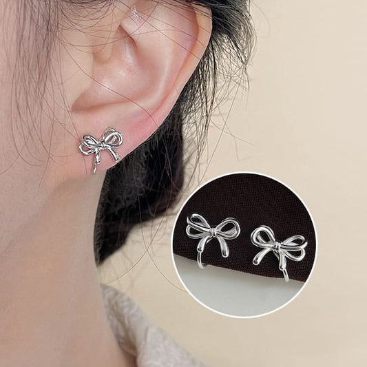 Clip Earring On Bow