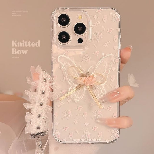 Case Lace / Charm Butterfly Set Phone