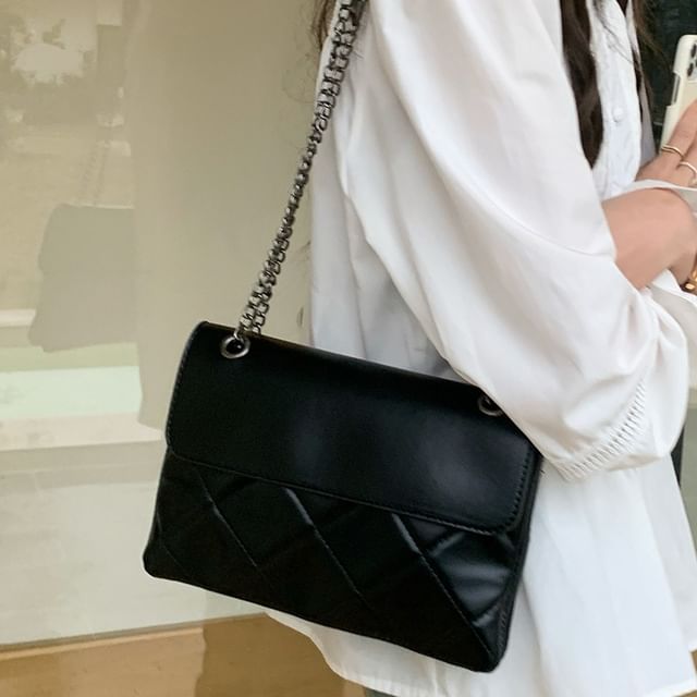 Bag Shoulder Chain Quilted Flap
