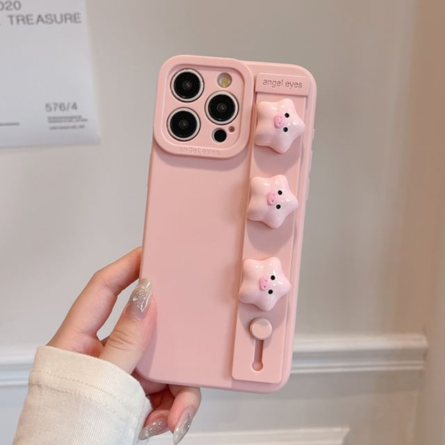 Pig Case Strap Phone