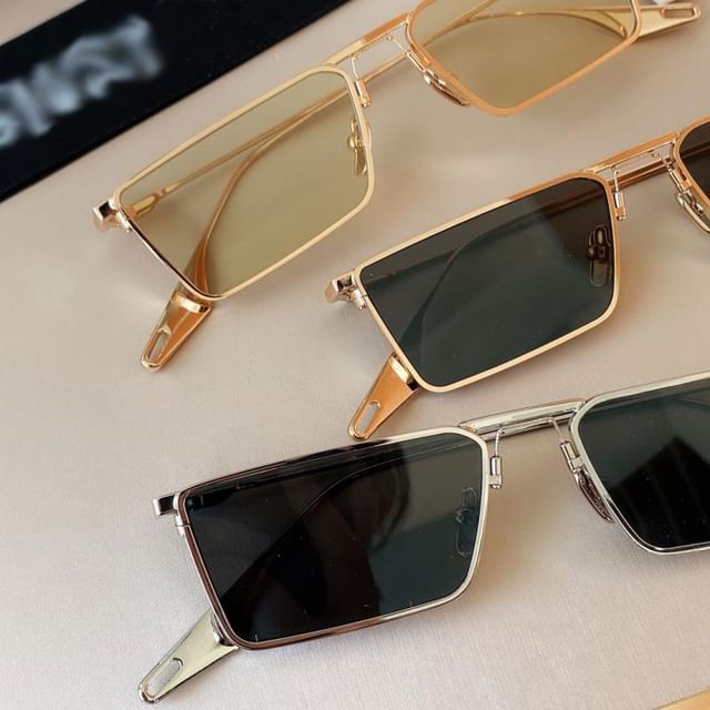 Metal Sunglasses Square Frame