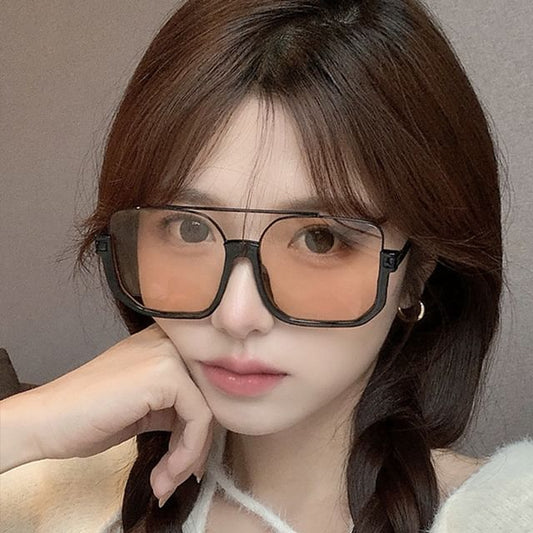 Square Oversized Frame Sunglasses