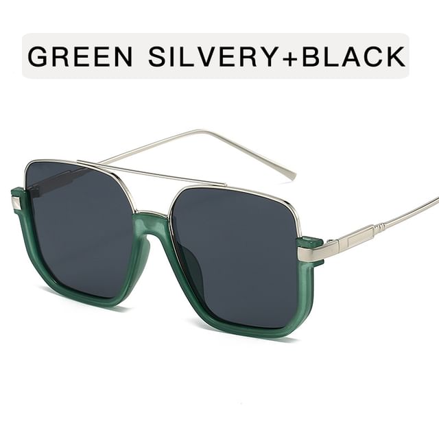 Square Oversized Frame Sunglasses