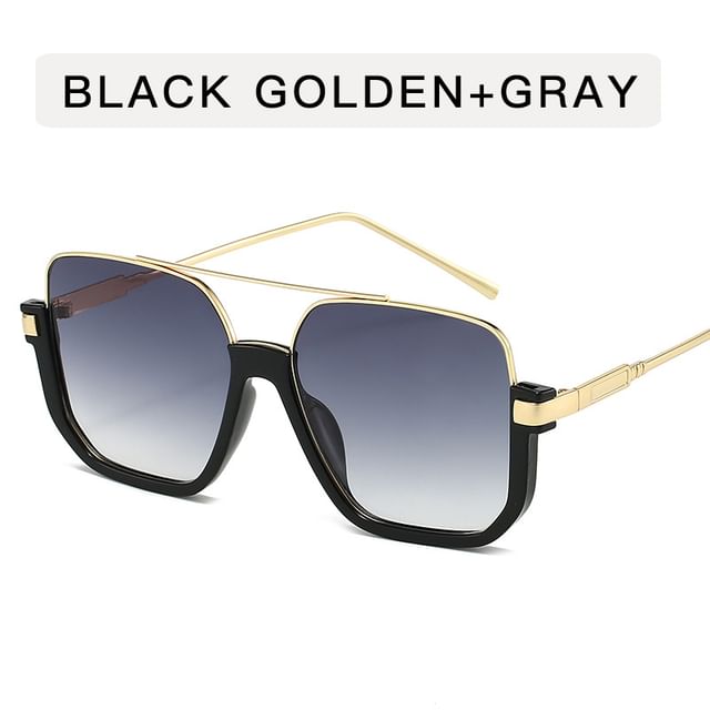 Square Oversized Frame Sunglasses