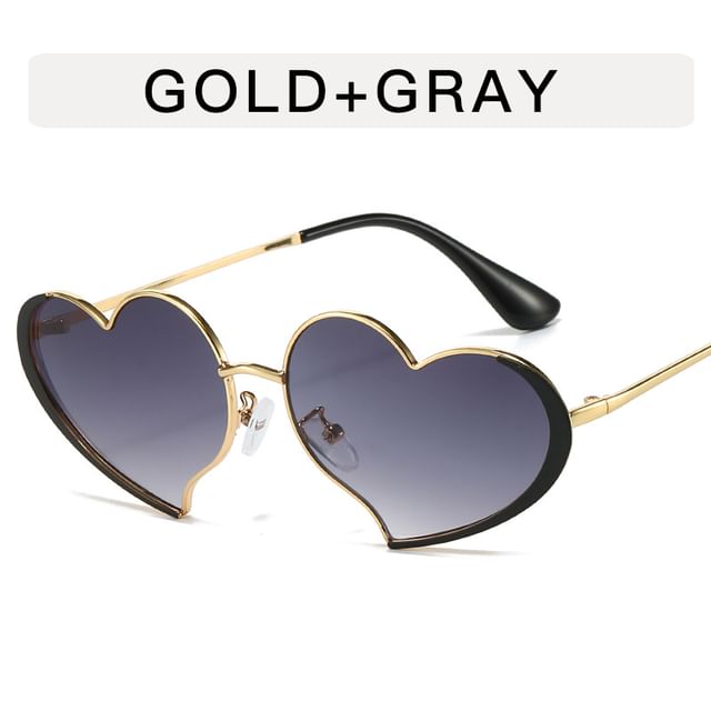 Sunglasses Heart Frame