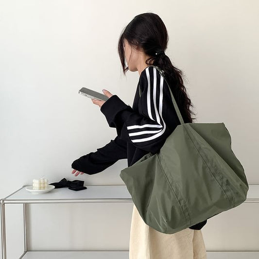 Nylon Tote Bag Plain