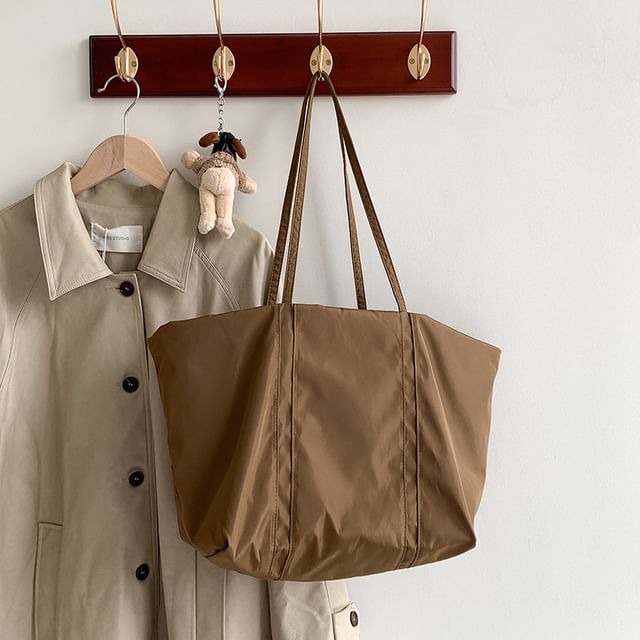 Nylon Tote Bag Plain